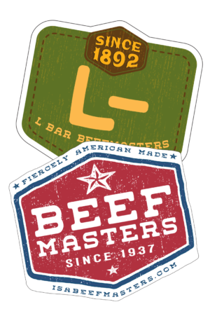 L Bar Beefmasters Sticker